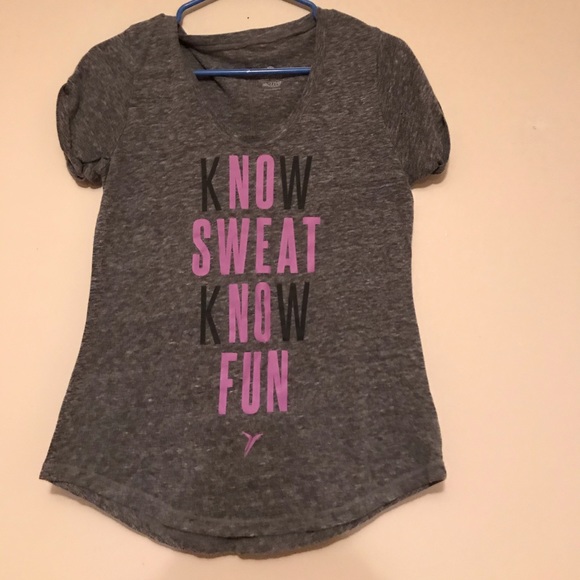 Old Navy Active "Know Sweat Know Fun" Shirt - Picture 2 of 4